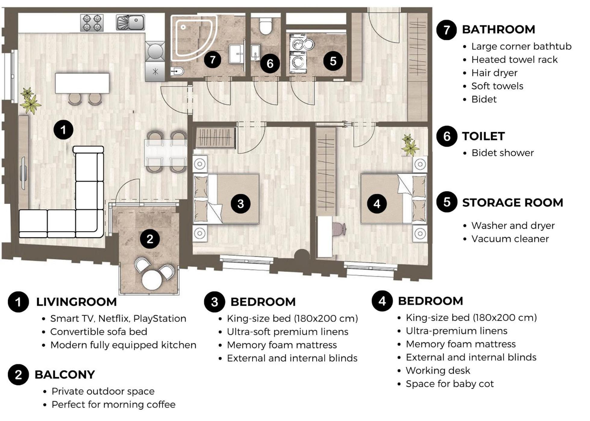 Luxury Sunny Home - Garage Parking, Metro, Balcony, Ps5 With Games Praga Exterior foto